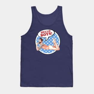 Hello Boys - blue moon Tank Top